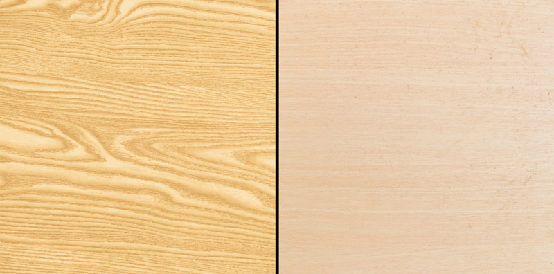 American Ash White Beech Side By Side