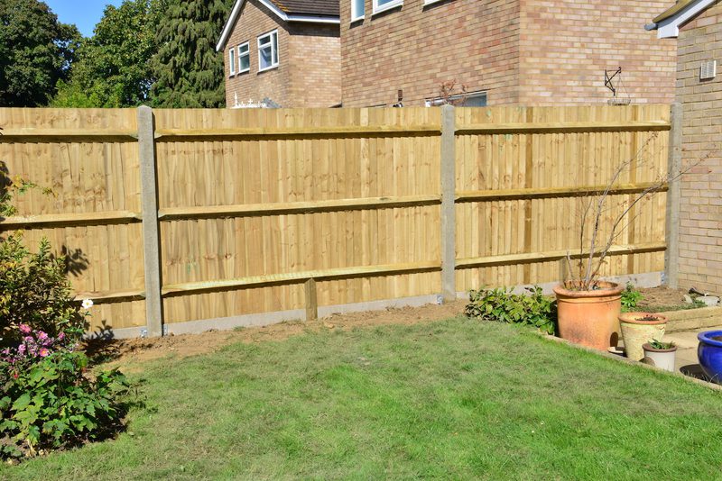 Closeboard fence