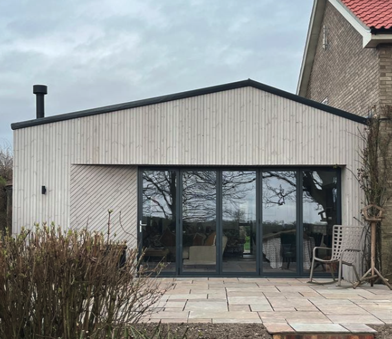 SiOOX Grey Garden Room Cladding