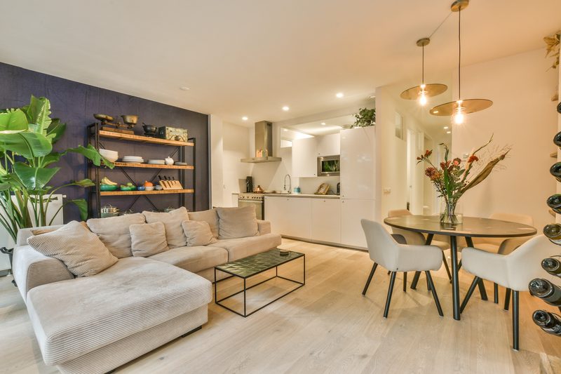Pale Wood Flooring Interior Space