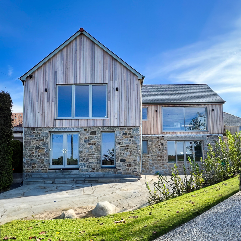Weathered Cedar House Cladding