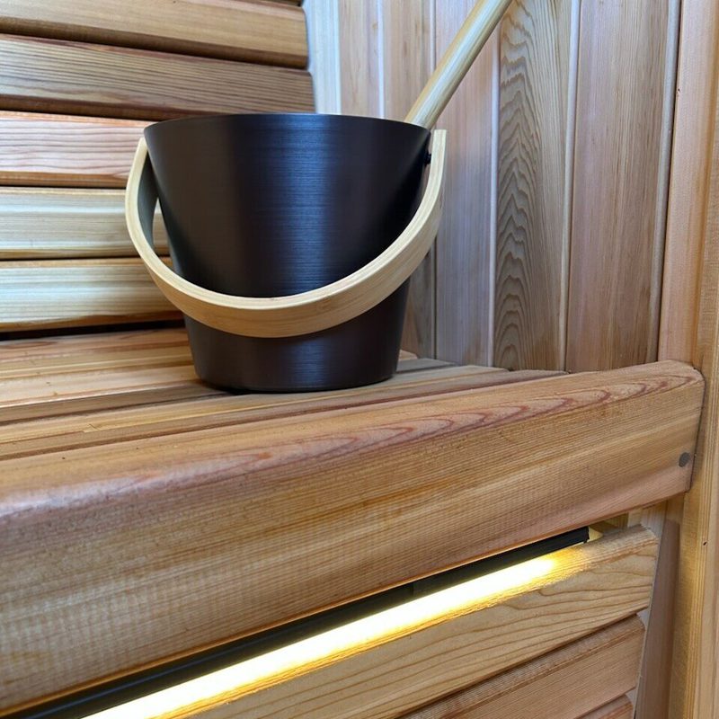 Yorkshire Hut Co Cedar Sauna Hut Inside Details