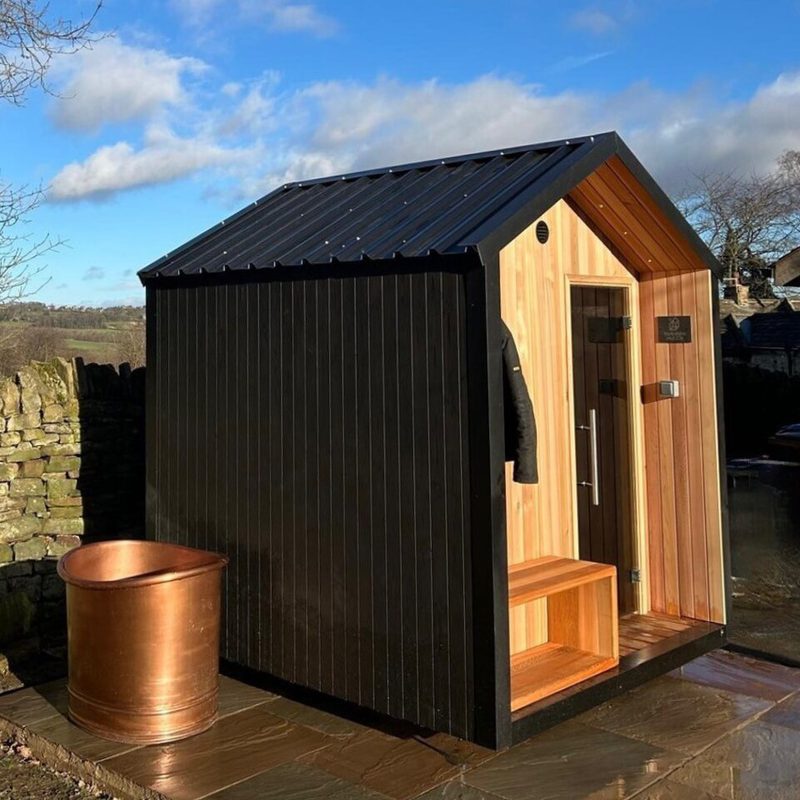Yorkshire Hut Co Cedar Sauna Hut2