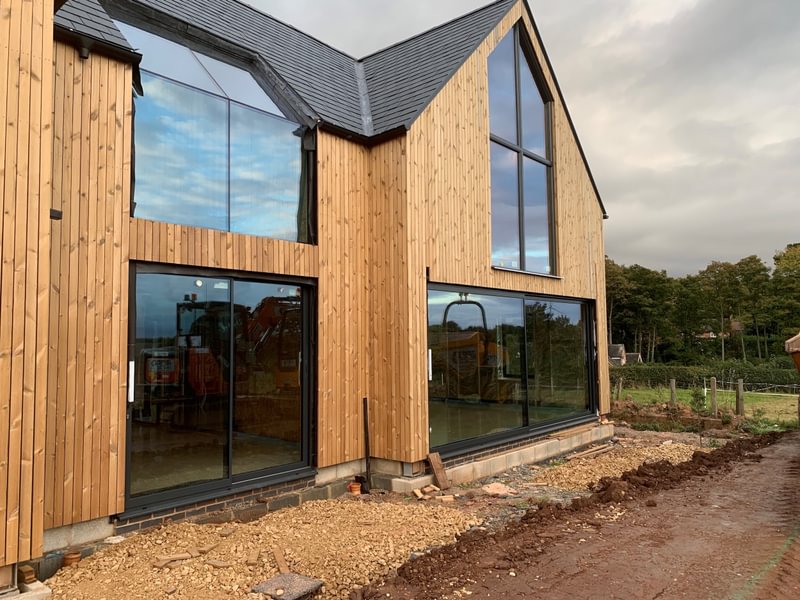 Thermo-Nordic Pine Open Square Edge House Cladding