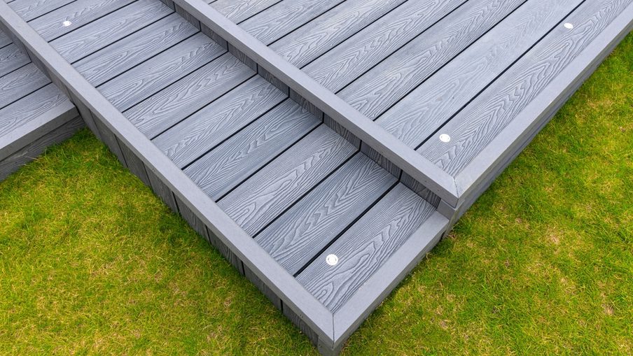 Composite Decking Grey Grass