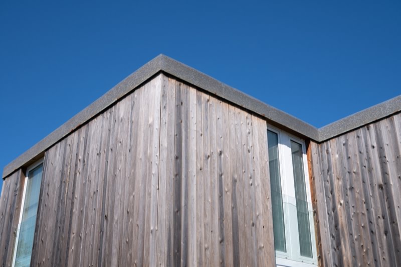 Grey ‘Weathered’ Cedar & Larch Wood Cladding: Design Trend