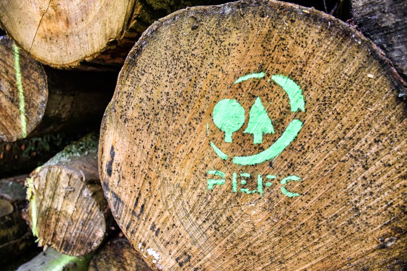 PEFC timber