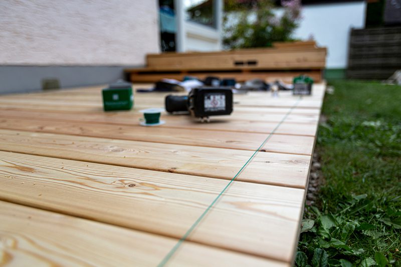 Siberian Larch installation