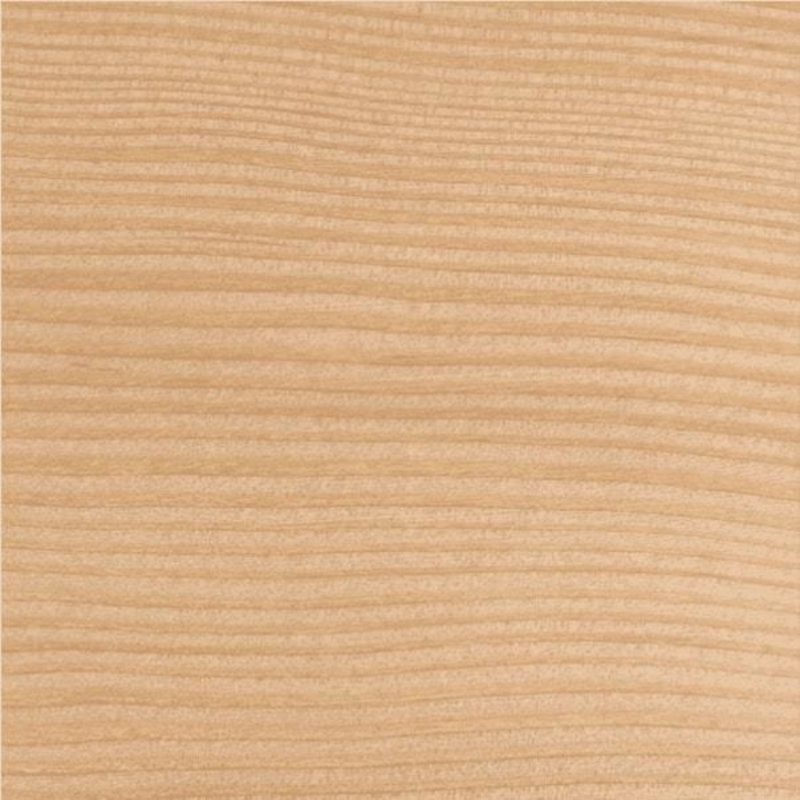 Close-up of a light wood surface with visible horizontal grain patterns and warm beige-brown tones.