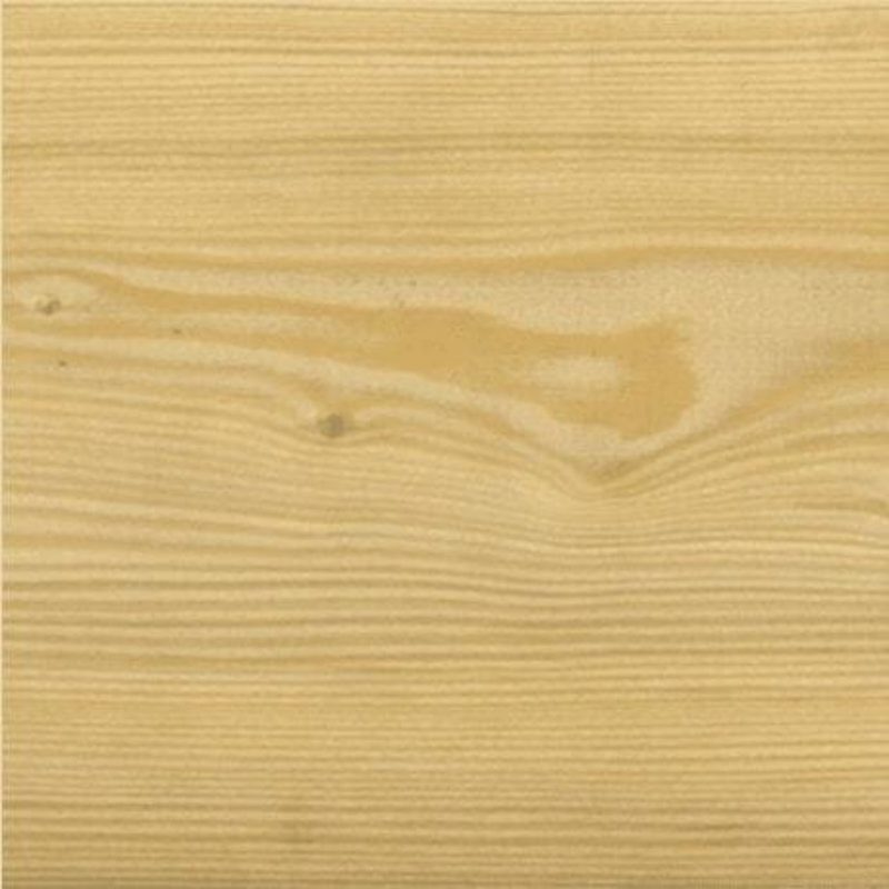 Close-up of a light wood surface with natural grain lines and a small knot, warm beige tones.