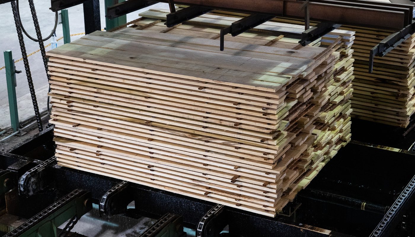 Sticked packs ready to be dipped