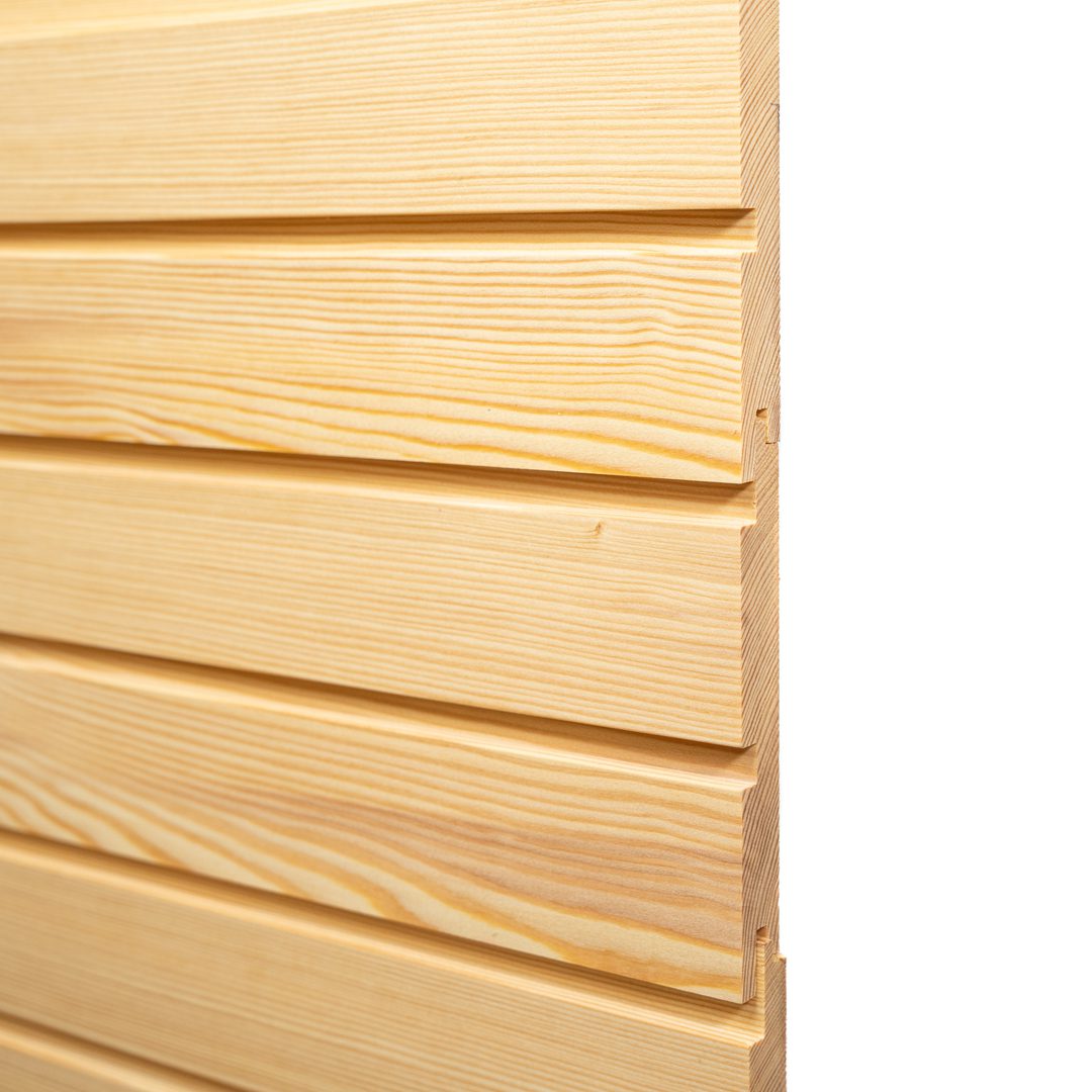 Secret Nail Cladding Siberian Larch Faux Vertical Shadow Gap Secret Nail Cladding Grade A