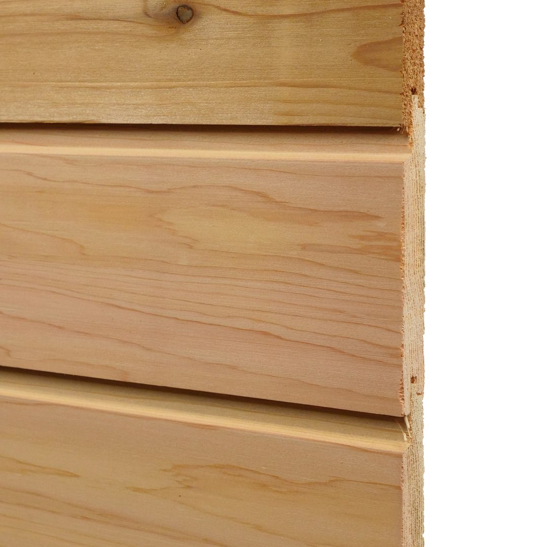 Western Red Cedar Horizontal Shadow Gap Secret Nail Cladding