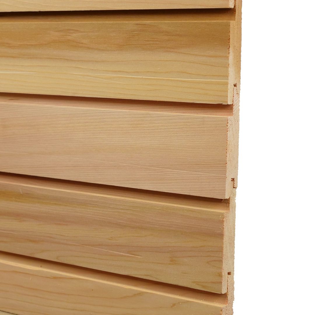 Secret Nail Cladding Western Red Cedar Vertical Shadow Gap Secret Nail Cladding