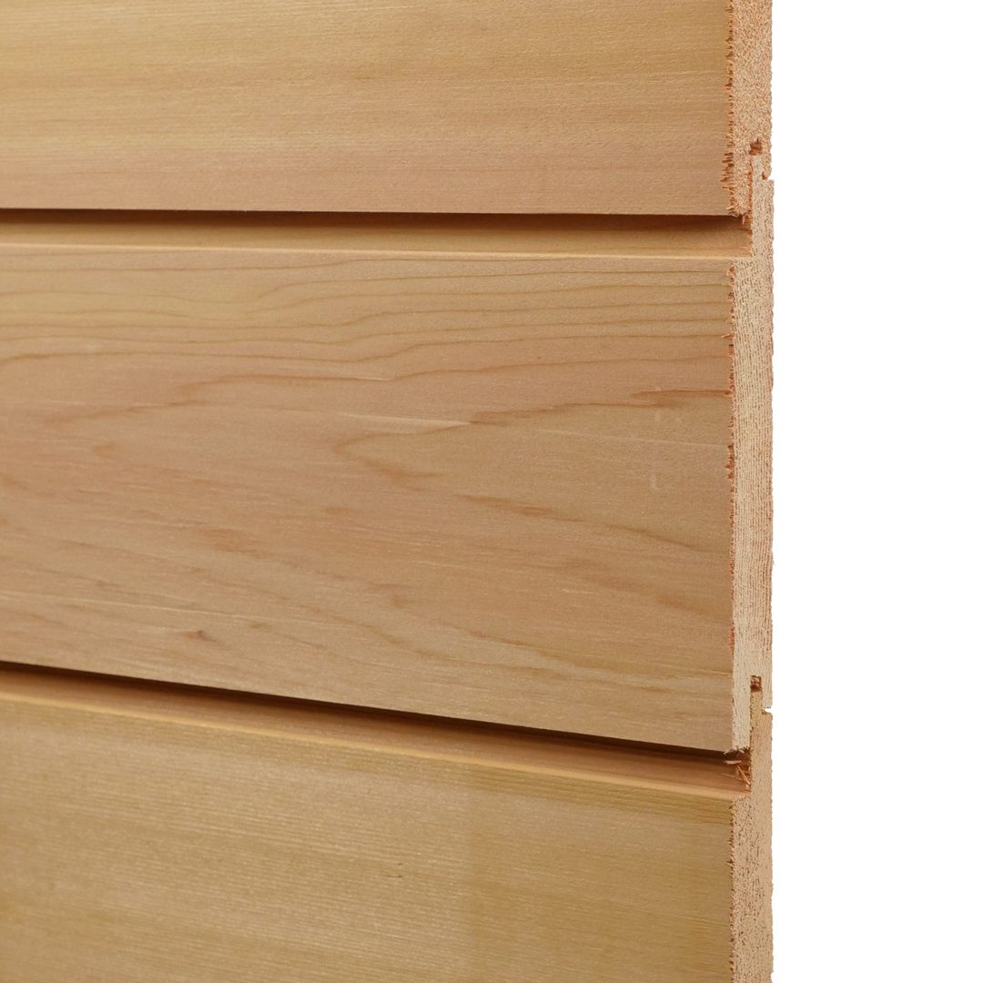 Western Red Cedar Vertical Shadow Gap Secret Nail Cladding