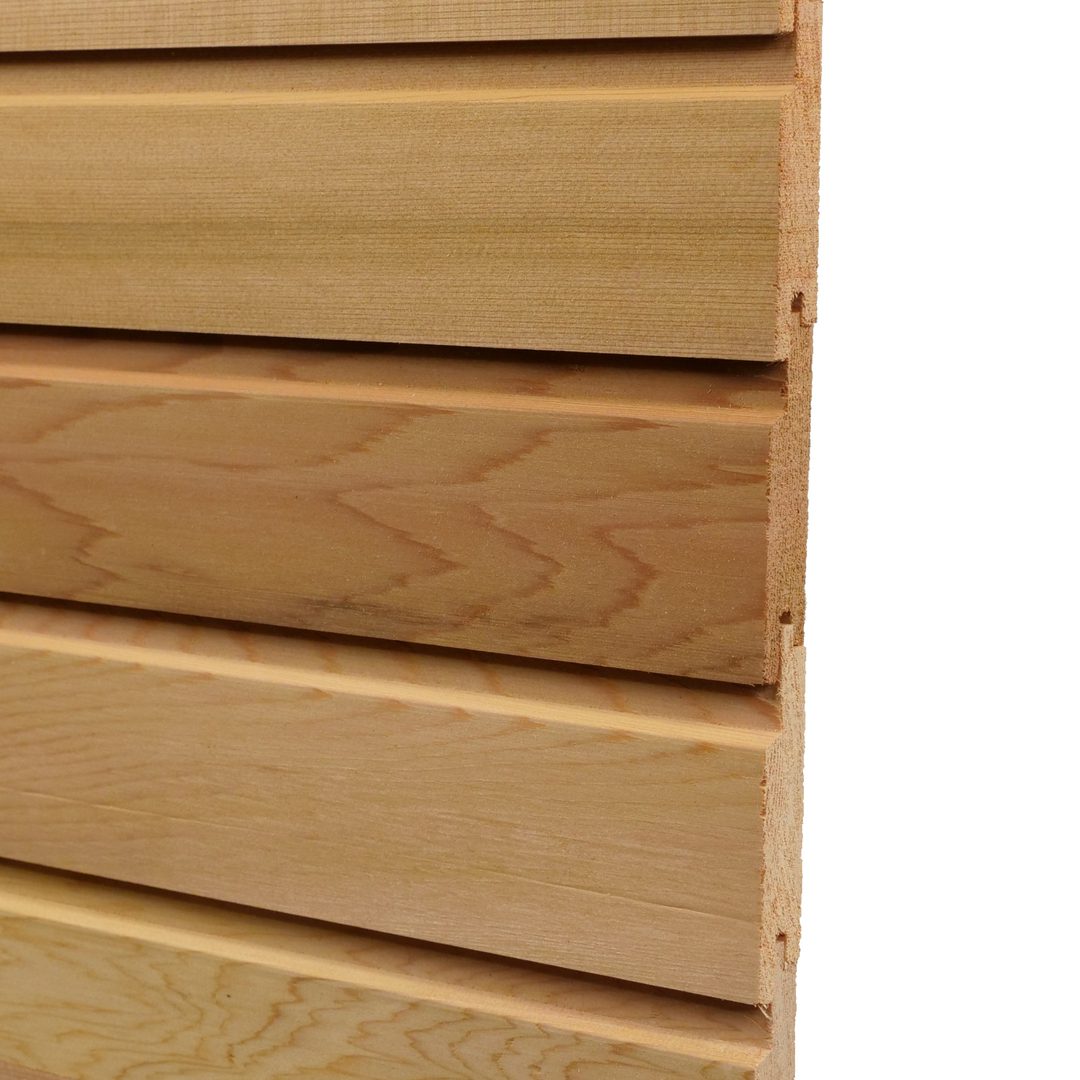 Western Red Cedar Horizontal Shadow Gap Secret Nail Cladding