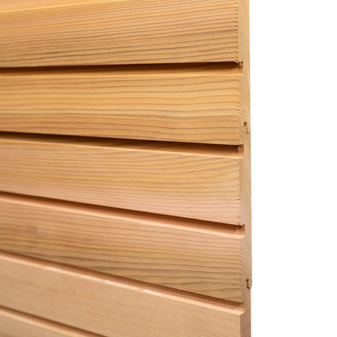 Western Red Cedar Faux Vertical Shadow Gap Secret Nail Cladding