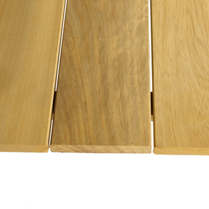 Three light wood boards with thin white gaps between them, showing grain patterns and rough ends, set against a white background.