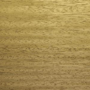 Close-up of a warm light-brown wood surface with visible grain patterns and small dark streaks running horizontally across the panel.