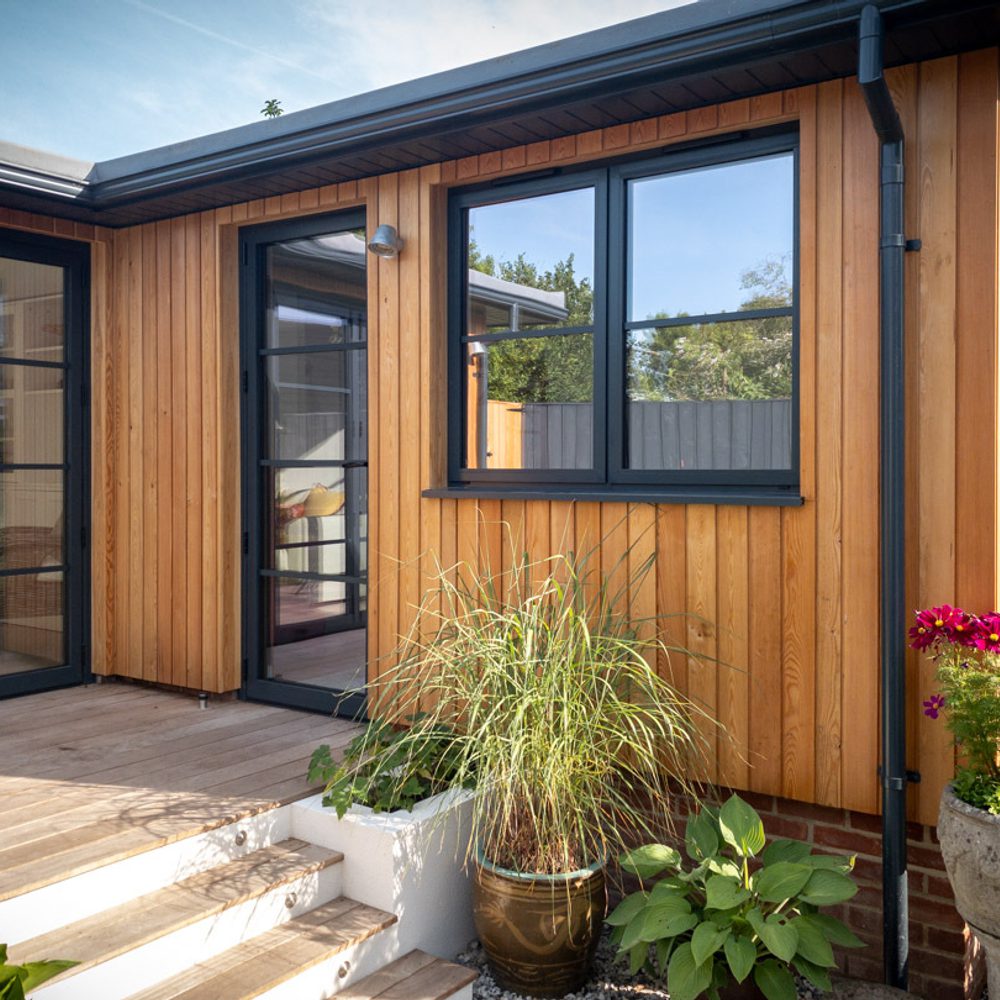 Siberian Larch Vertical Shadow Gap Secret Nail Cladding