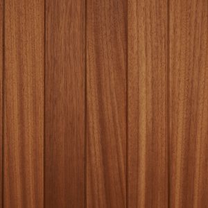 Vertical wooden planks in warm brown tones with visible grain patterns.