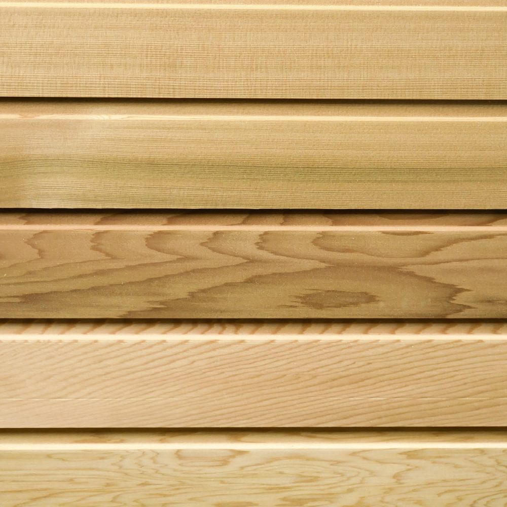 Western Red Cedar Horizontal Shadow Gap Secret Nail Cladding