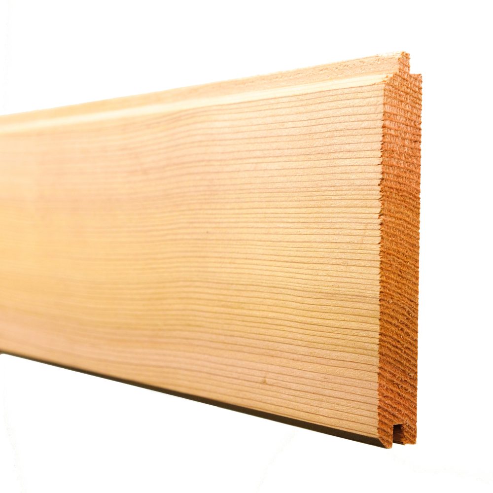 Western Red Cedar V Grooved Cladding