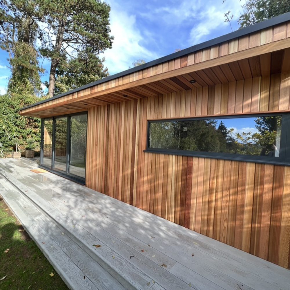 Secret Nail Cladding Western Red Cedar Vertical Shadow Gap Secret Nail Cladding