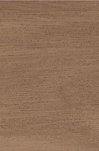 Close-up of a warm brown wooden surface with fine, horizontal grain patterns and a smooth, even finish.